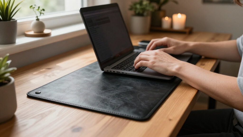 desk pads leather
