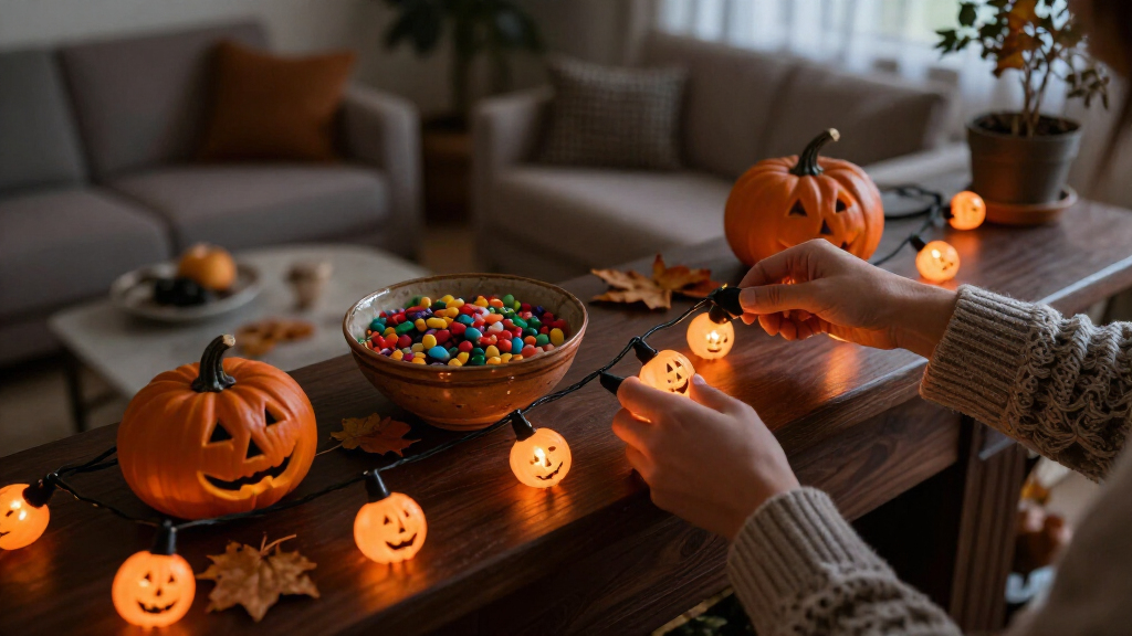 Halloween string lights