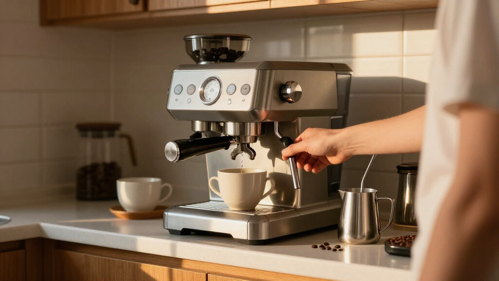 home coffee and espresso machine