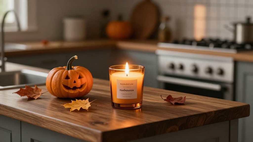 Halloween scented candles
