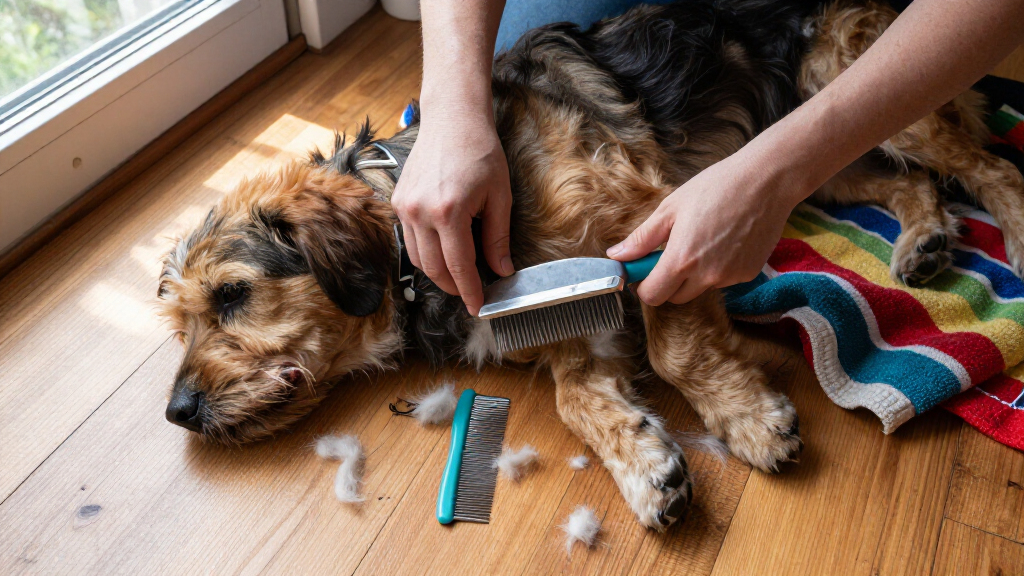 dog grooming brushes and tools