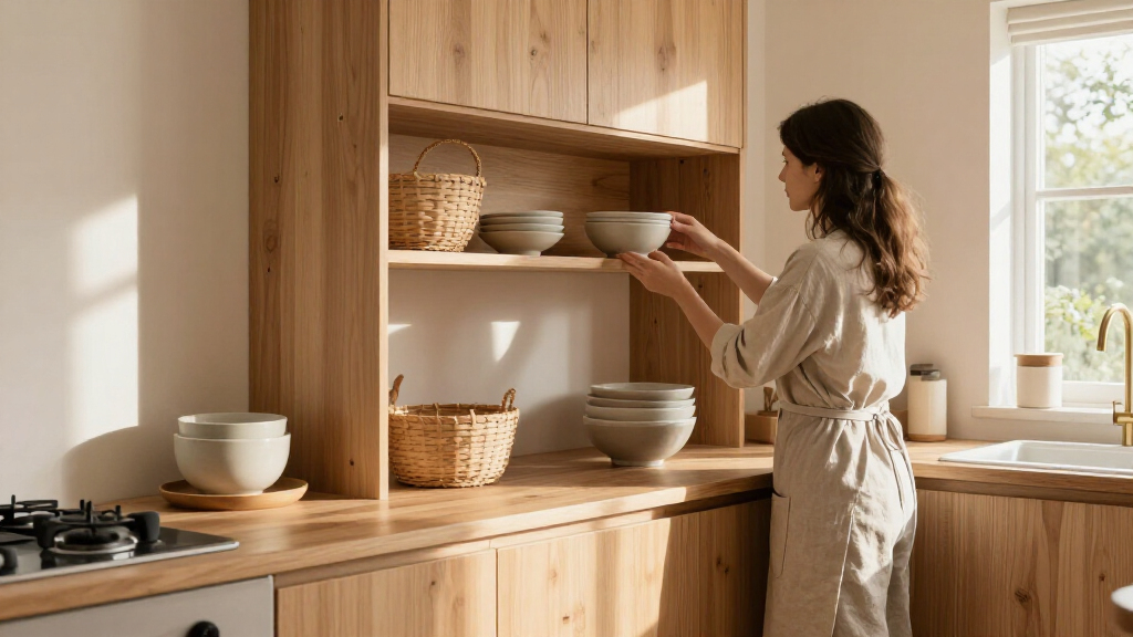 best Japandi kitchen storage solutions