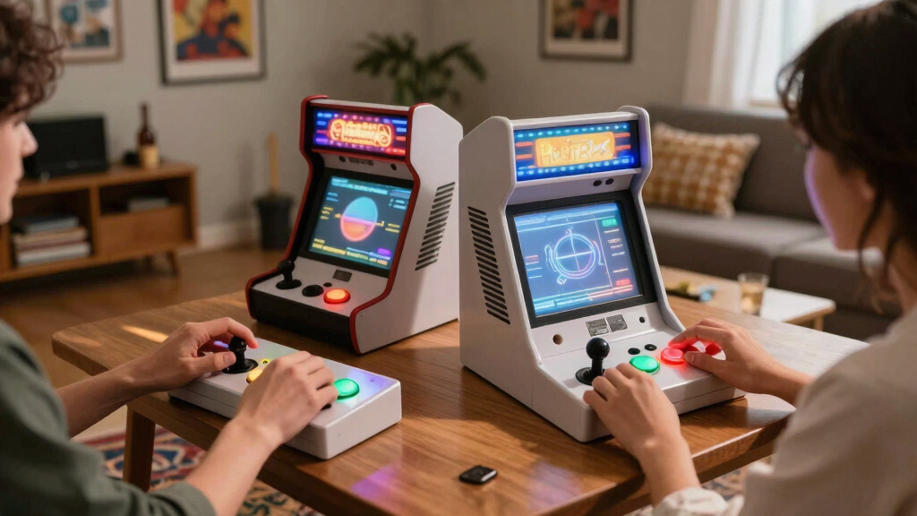 retro mini arcade machines for two