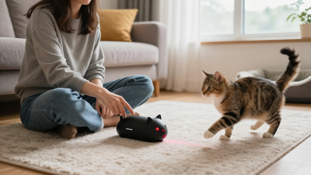 automatic laser cat toy