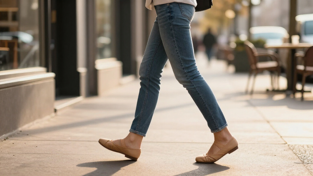 8 best jeans for ballet flats