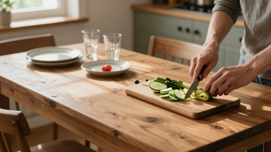 best solid oak dining table
