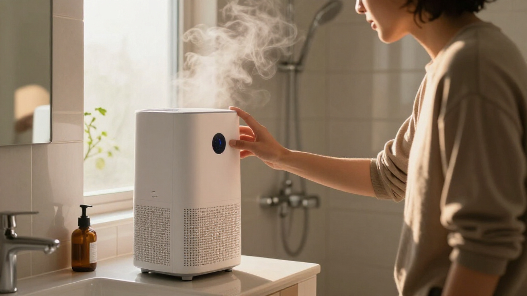 air purifier for bathroom humidity odors