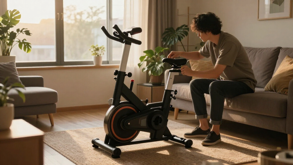 compact foldable exercise bike