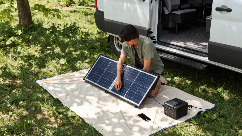 portable solar panels for power stations