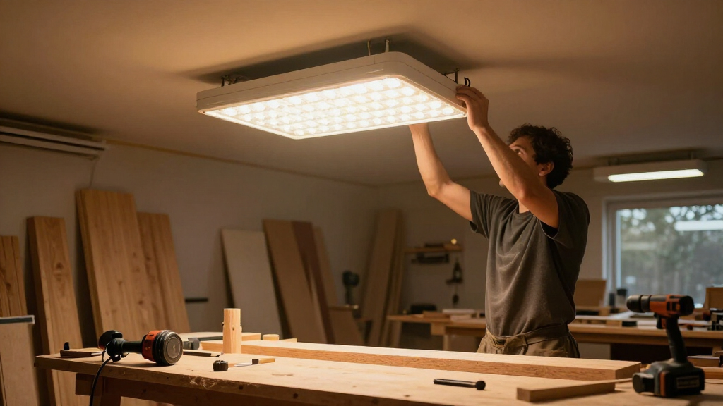 high bay led shop lights for professional woodworking
