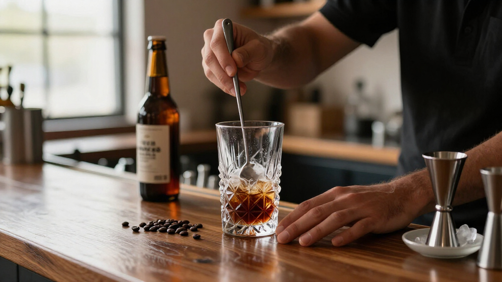 mixing glass sets for stirred coffee drinks