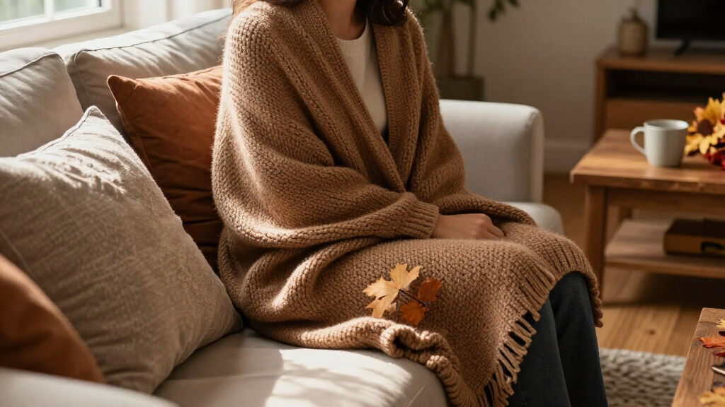 cozy fall throw blankets