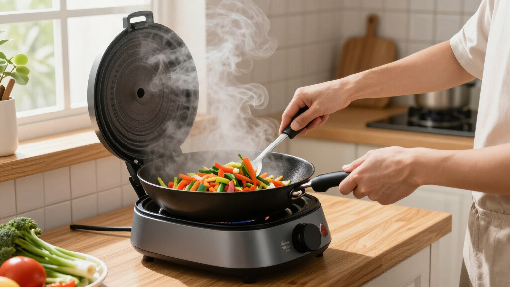 automatic stir fry cookers