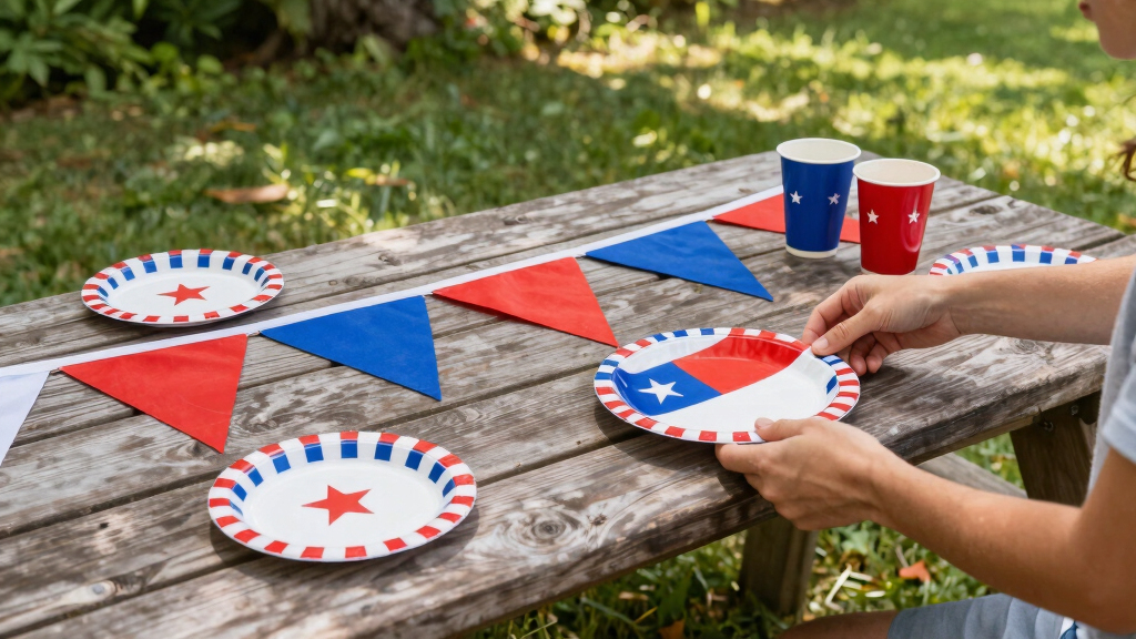 patriotic outdoor party supplies