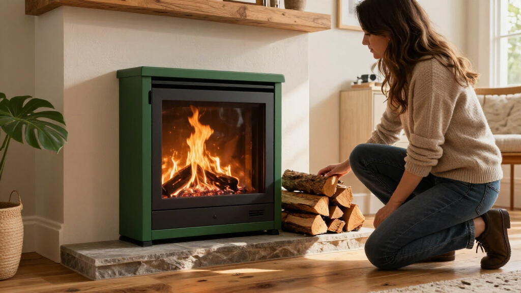 best green fireplaces