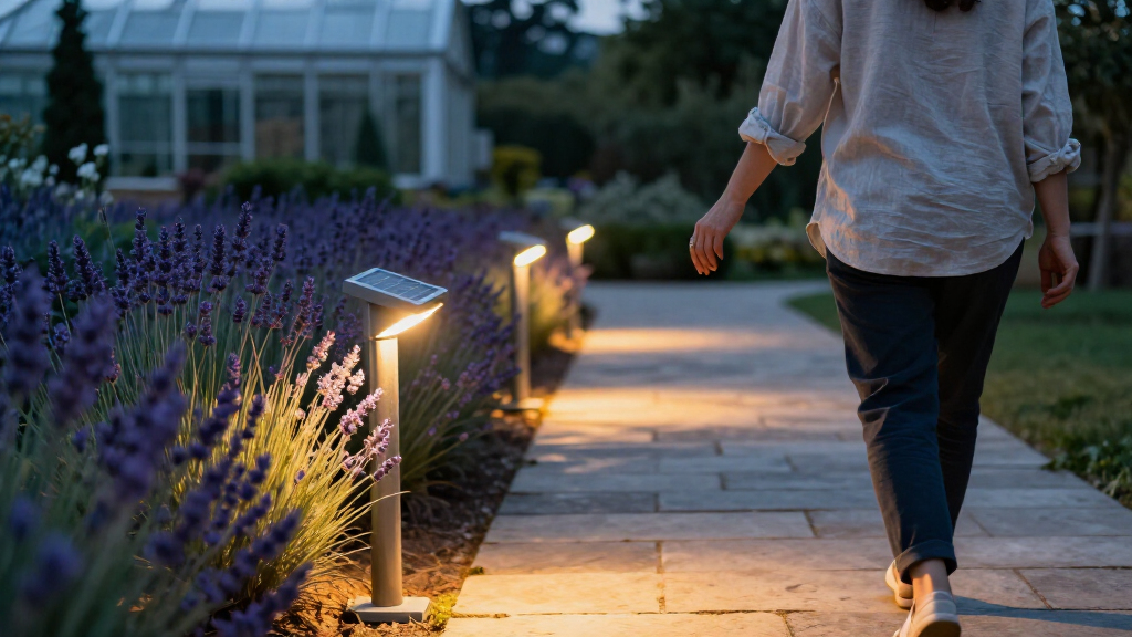 solar garden pathway lights