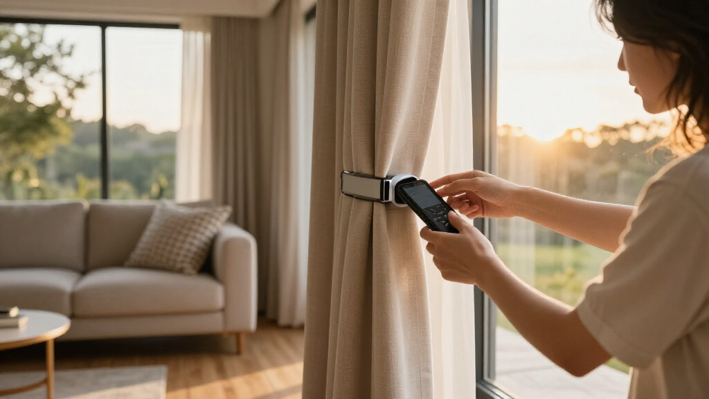 motorized curtain track system