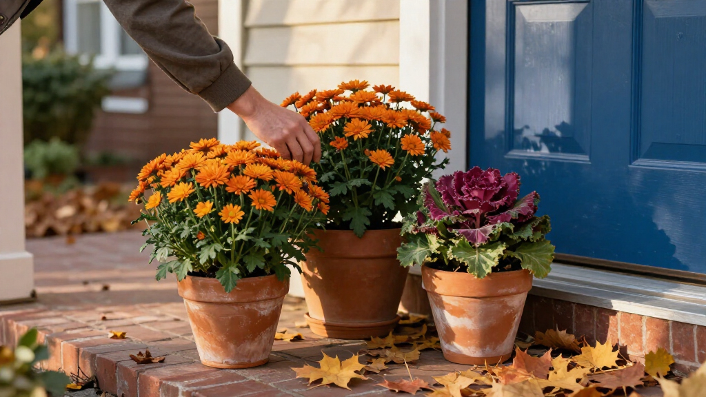 best fall plants for front doors