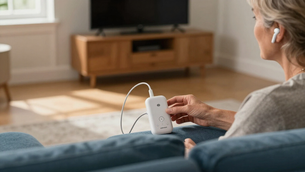 Bluetooth Auracast transmitters for TVs