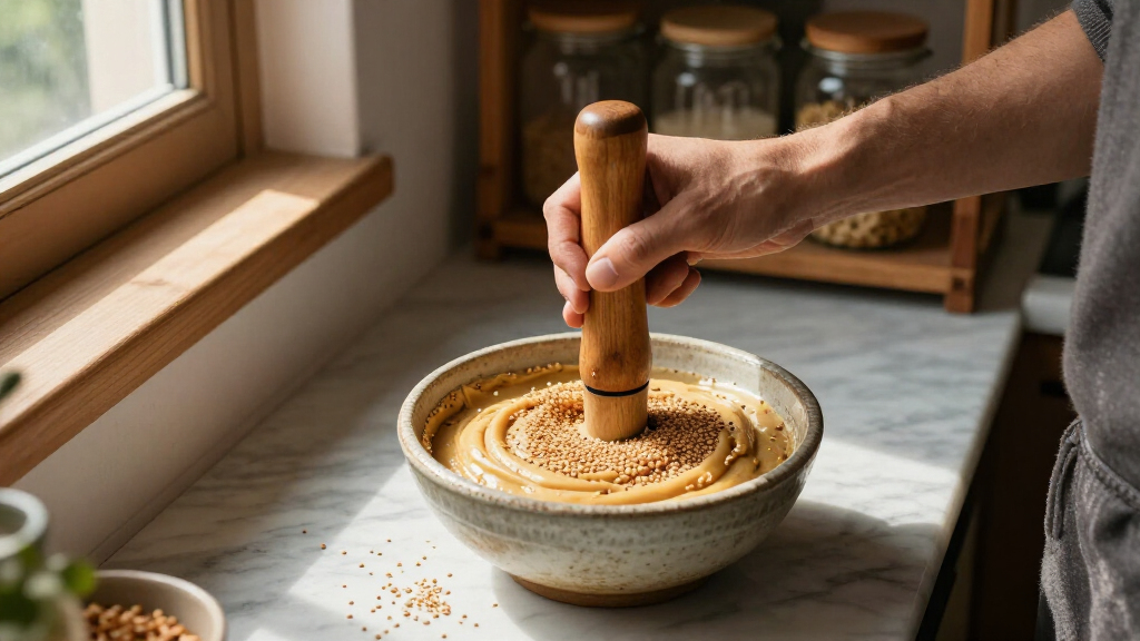 sesame tahini grinder machine
