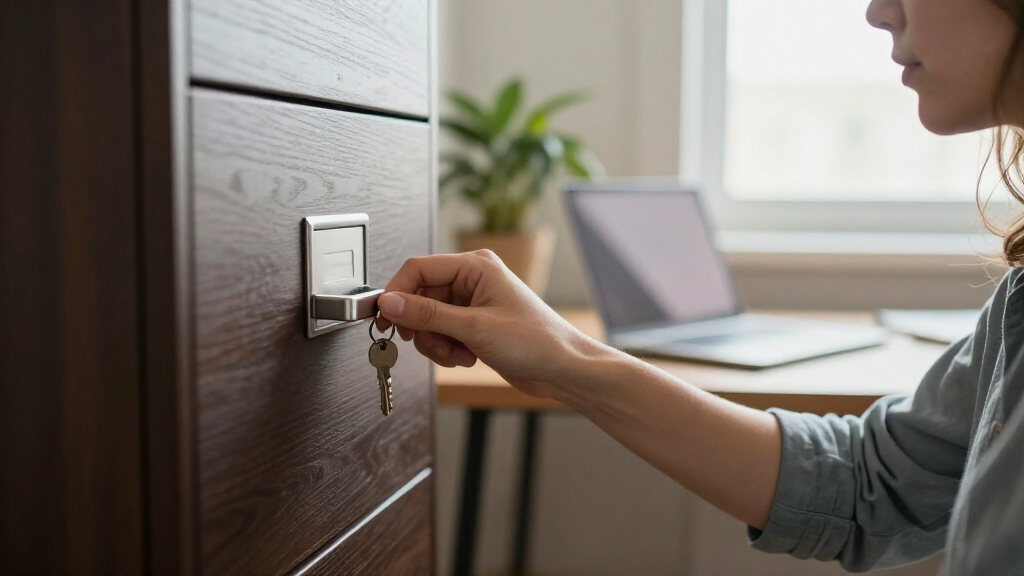 locking filing cabinet
