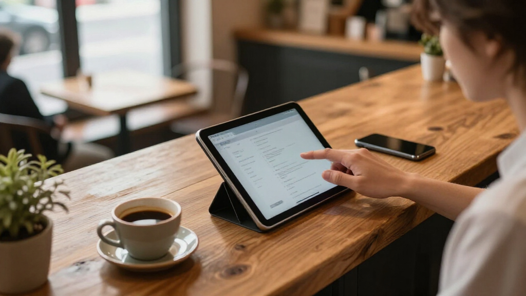 tablet kiosks for self ordering counters