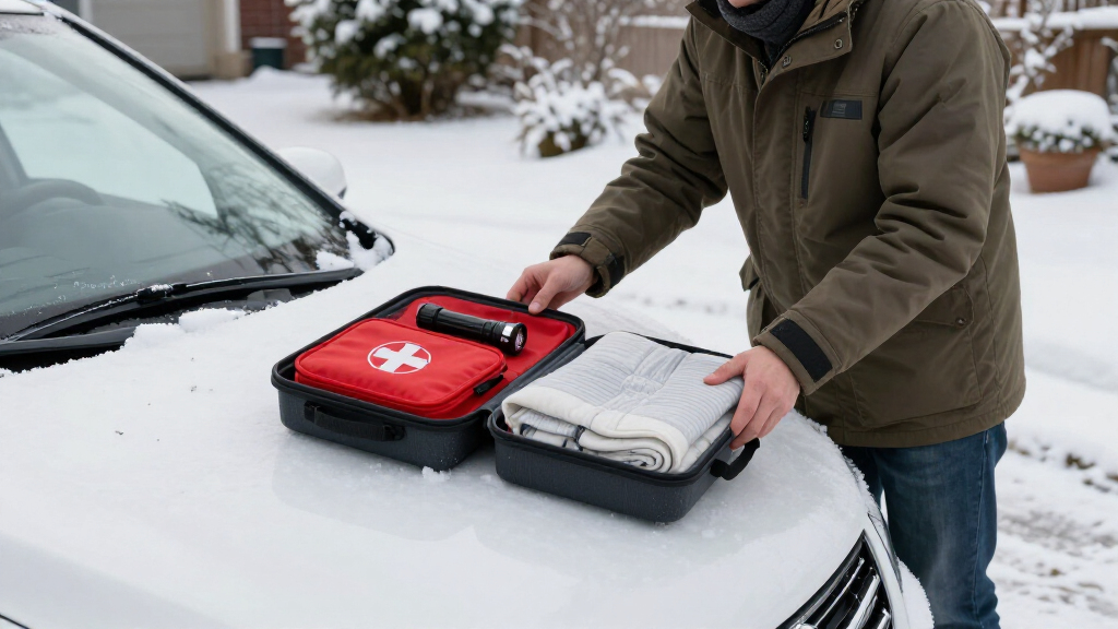 emergency car kit for snow travel