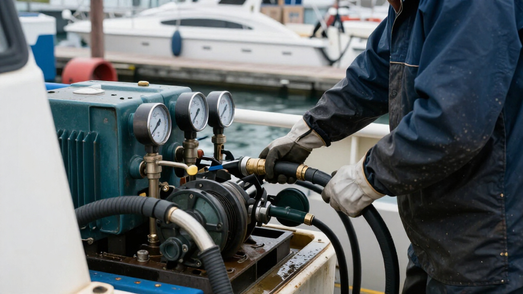 marine fuel transfer pump high flow