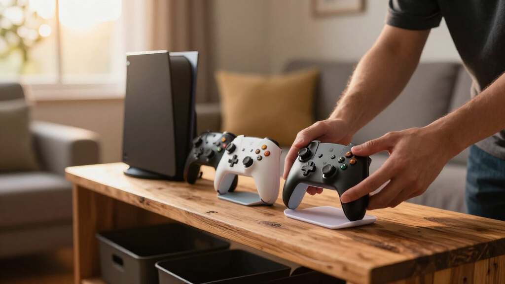 game storage stands