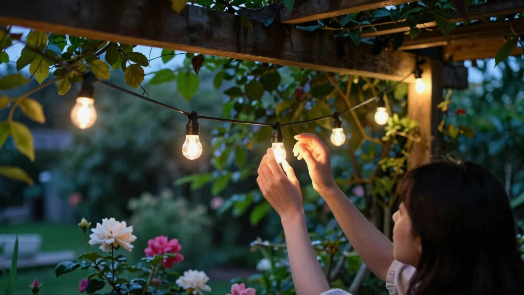 outdoor string lights