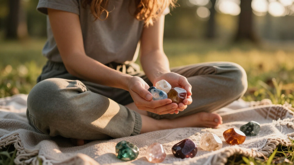 crystal healing sets