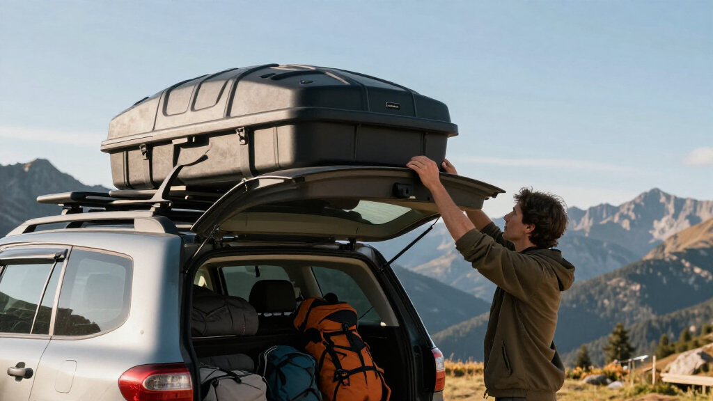 best extra-large rooftop cargo box for cross-country trips