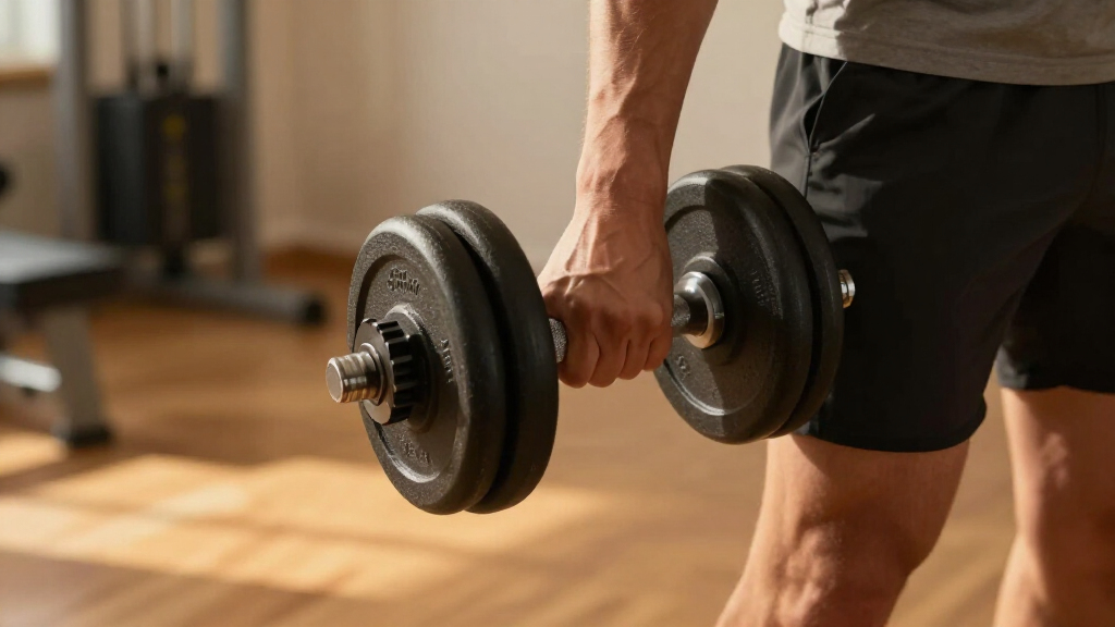 compact adjustable dumbbells