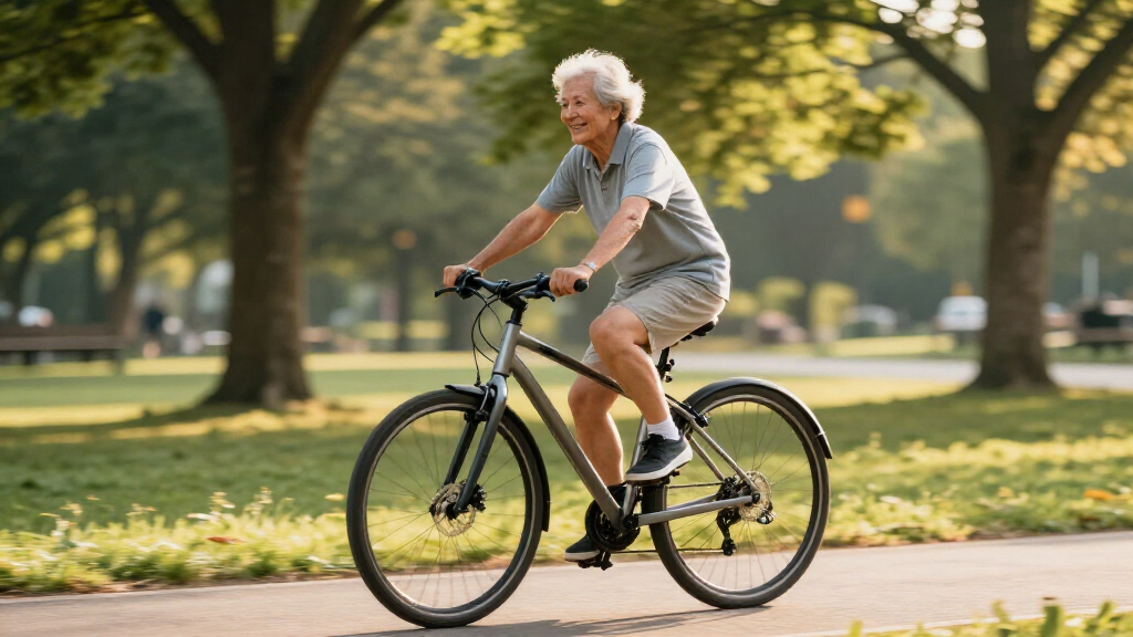 stepthrough ebikes with suspension for seniors