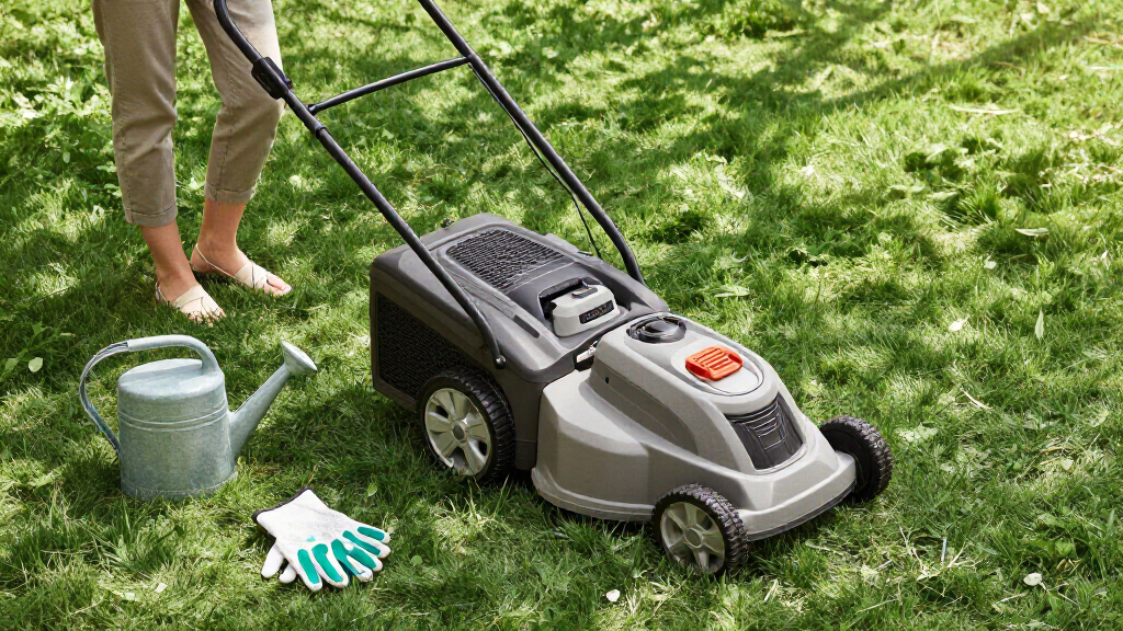 battery mower