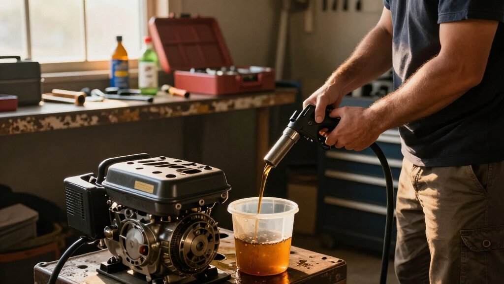 oil suction pump for small engines