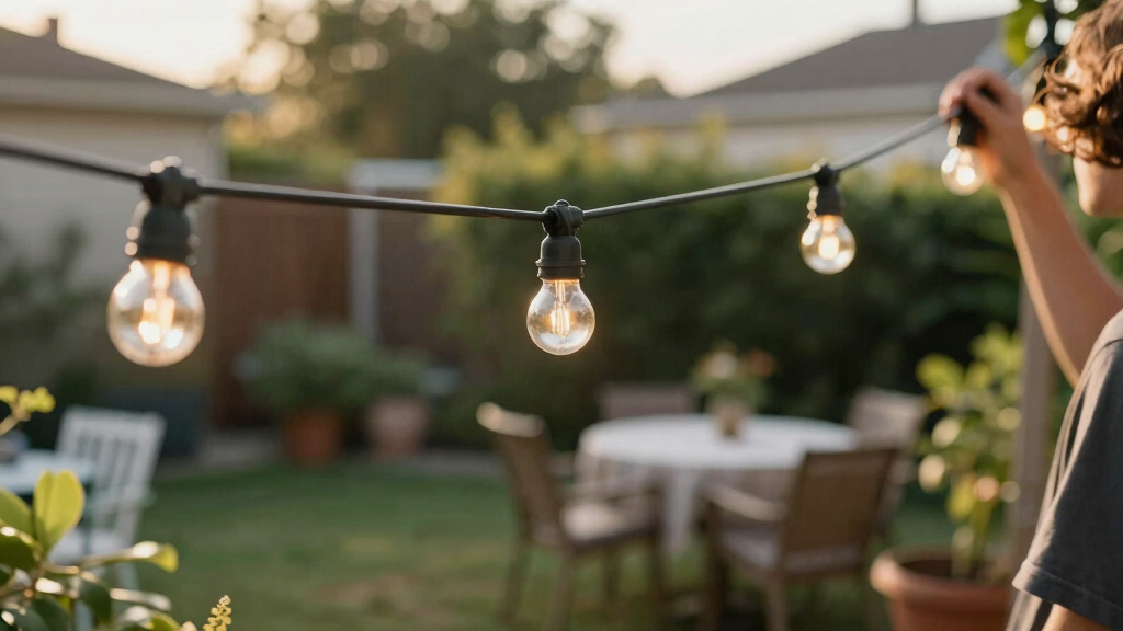 outdoor string lights