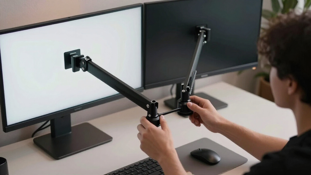 best monitor arms for dual screen editing