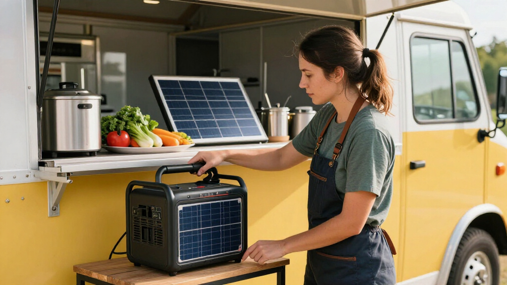 best solar generator kits for food trucks
