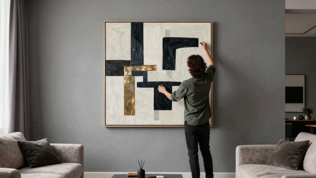 modern accent wall art