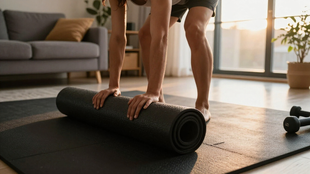 best home gym flooring rubber rolls thick