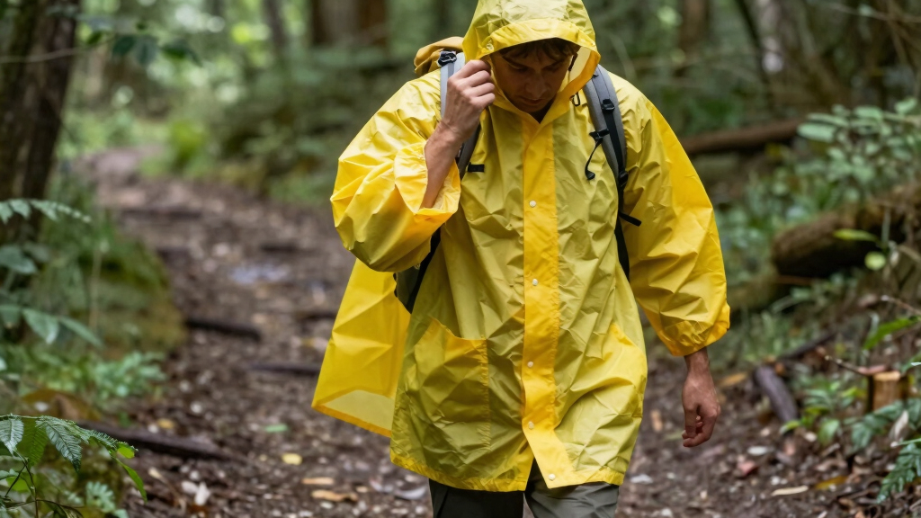 best premium packable rain poncho for travel
