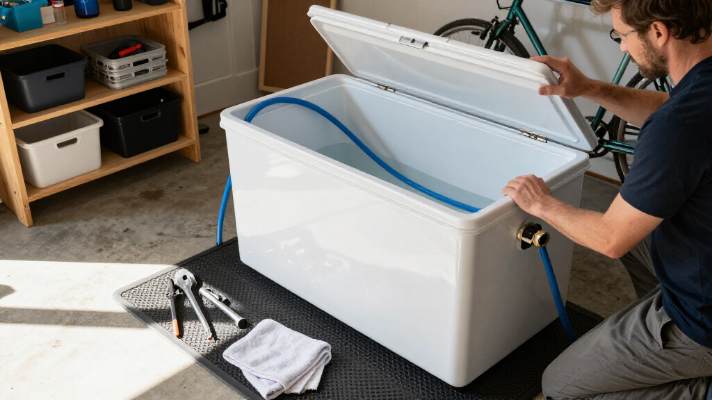 garage ready chest freezer for cold plunge conversion under 1500