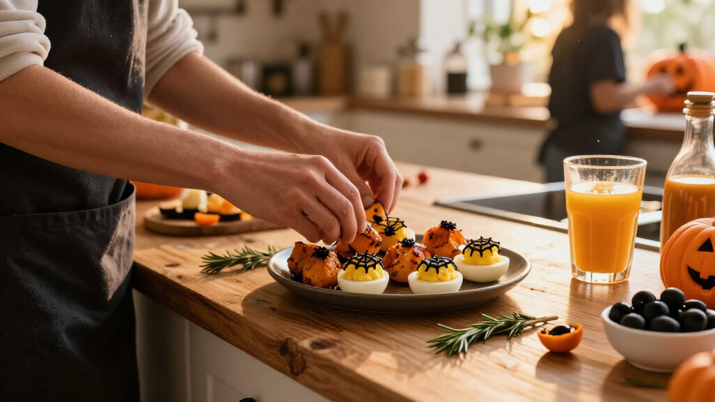 Halloween party appetizer picks