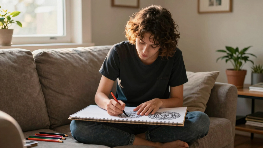 anxiety relief adult coloring books