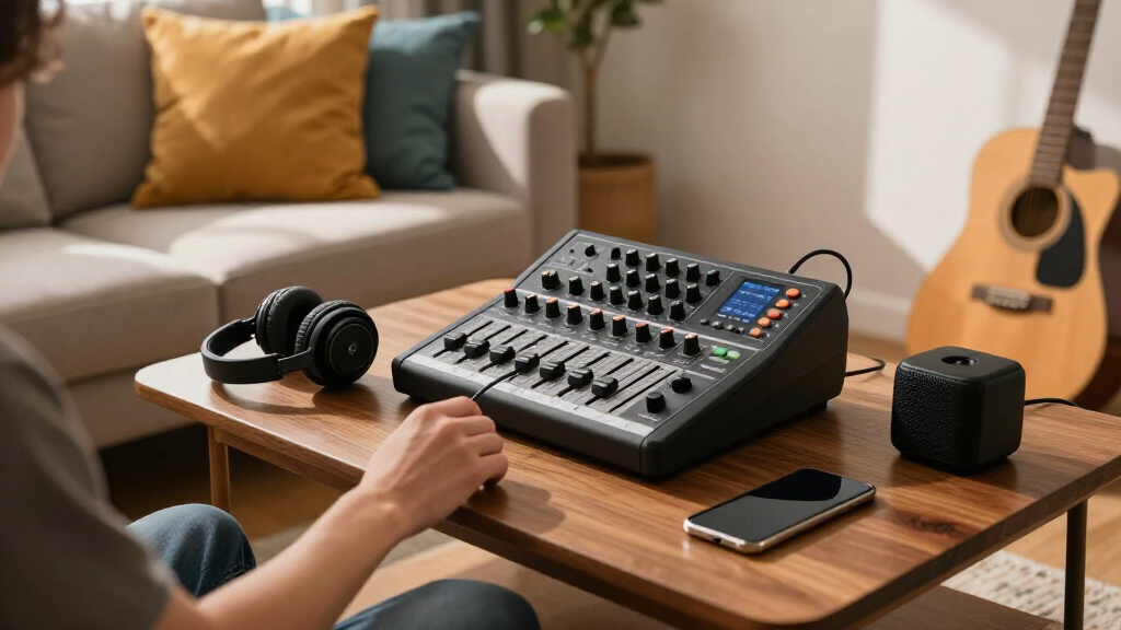 digital audio mixers with motorized faders