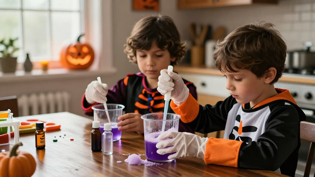 Halloween costume science experiment kits