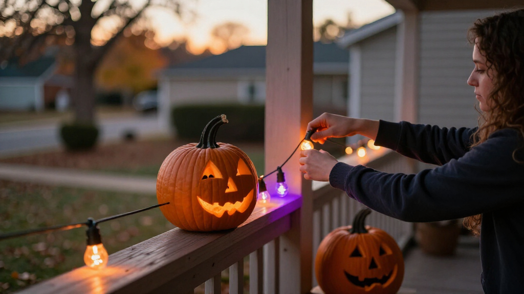 Halloween string lights