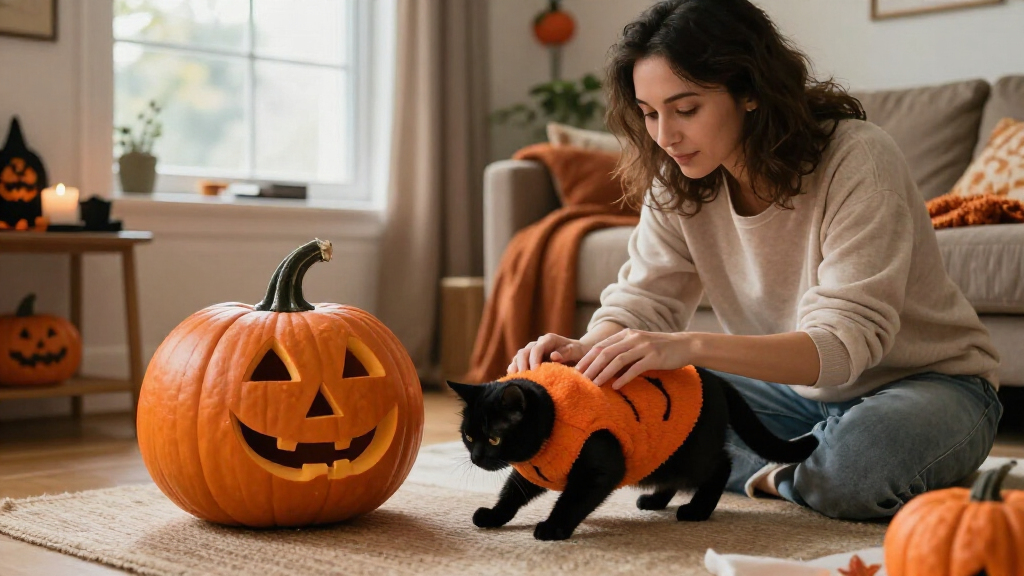 Halloween Haustierkostüme für Katzen