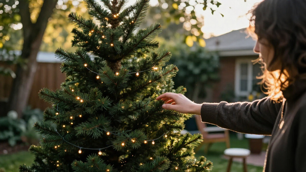 prelit christmas trees realistic pe needles